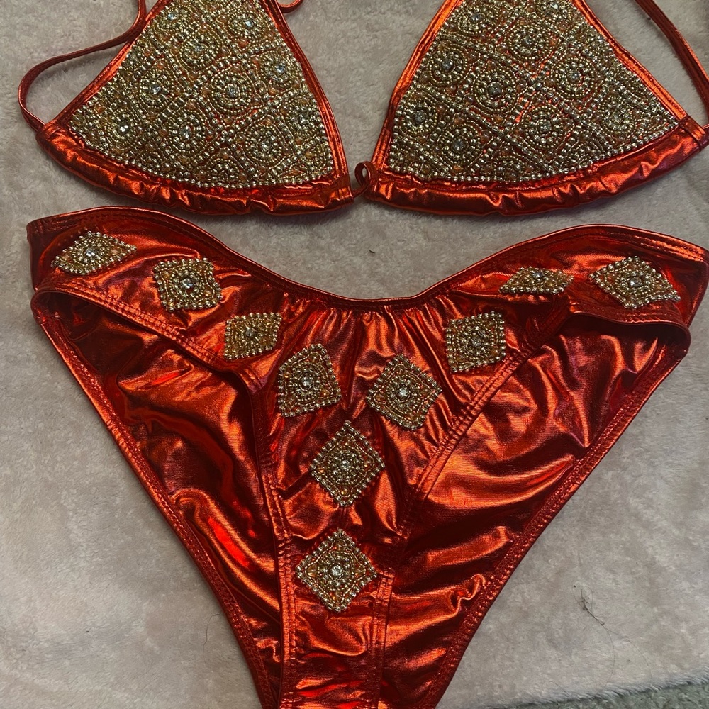 Red Manish Vaid bikini